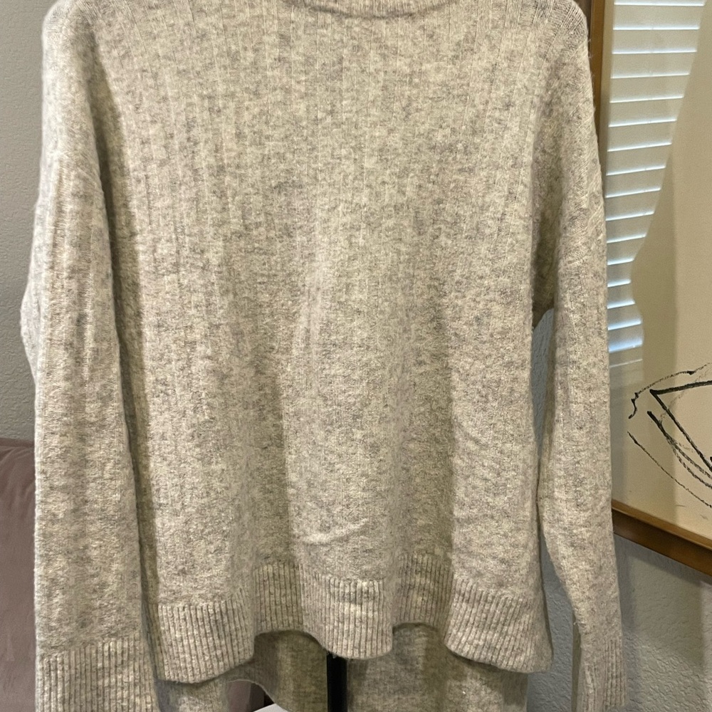Vintage French Connection Gray Crew Neck Sweater Soft Knit